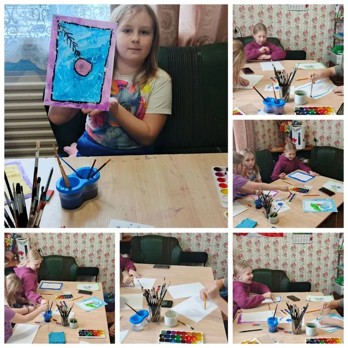 акварельные игрушки