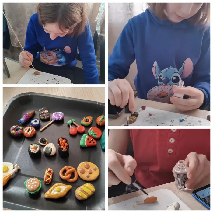 еда из пластелина