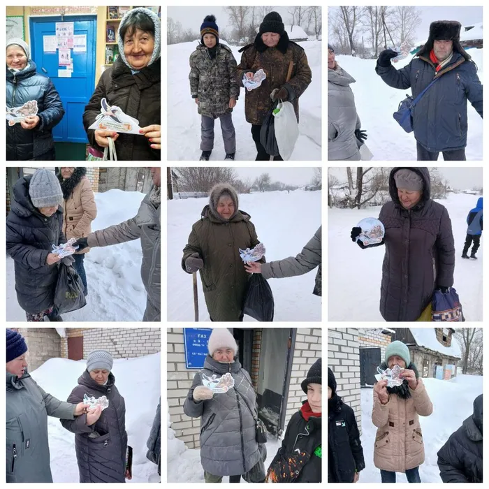 27.01.2026 Территоря села . Акция  Блокадная ласточка