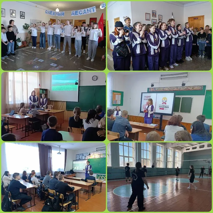 Снежный десант в Боровлянке